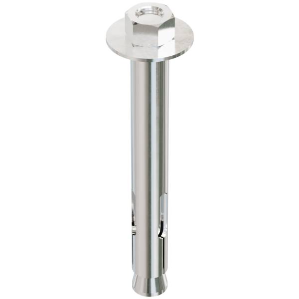 Simpson Strong-Tie SL50400HSS Sleeve-All® 1/2 in. x 4 in. Hex-Head Stainless-Steel Sleeve Anchor (25-Qty)