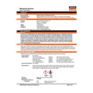 Simpson Strong-Tie STB2-751200MGF4 Strong-Bolt® 2 — 3/4 in. x 12 in. Mechanically Galvanized Wedge Anchor, Fully Assembled (4-Qty)