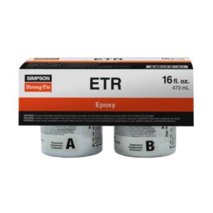 Simpson Strong-Tie ETR16 ETR Concrete Repair and Paste-Over Epoxy (16 oz.)