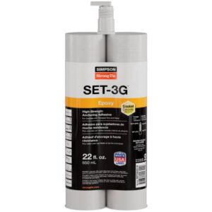 Simpson Strong-Tie SET3G56 SET-3G™ 56-oz. High-Strength Epoxy Adhesive